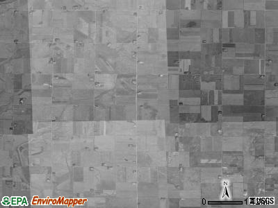 Allison township, Iowa satellite photo by USGS