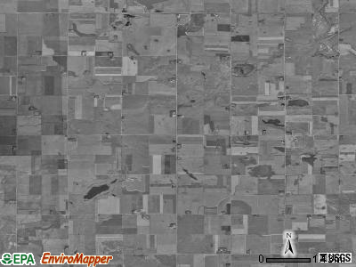 Excelsior township, Iowa satellite photo by USGS