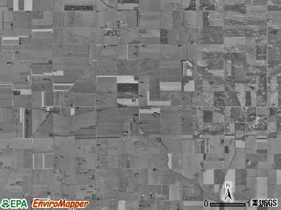Ledyard township, Iowa satellite photo by USGS