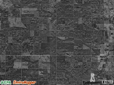 Newton township, Iowa satellite photo by USGS