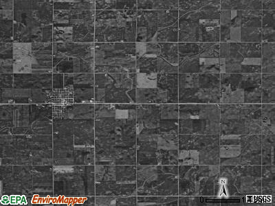 Buffalo township, Iowa satellite photo by USGS