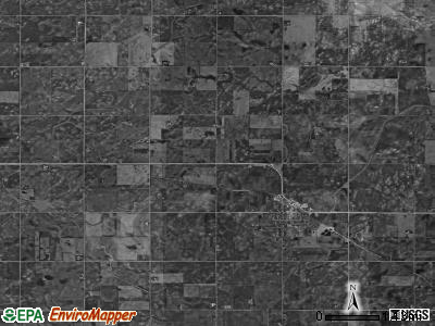 King township, Iowa satellite photo by USGS