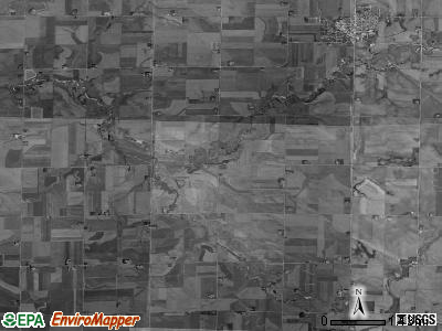 Wheeler township, Iowa satellite photo by USGS