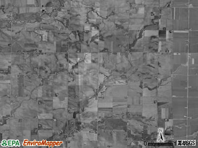 Dale township, Iowa satellite photo by USGS
