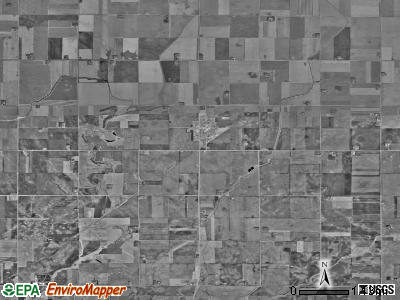 Lloyd township, Iowa satellite photo by USGS