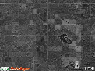 Linden township, Iowa satellite photo by USGS