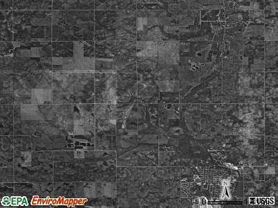 Forest township, Iowa satellite photo by USGS