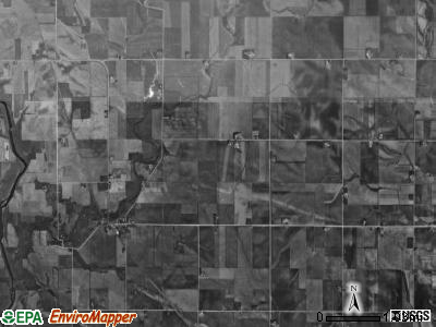 West Lincoln township, Iowa satellite photo by USGS