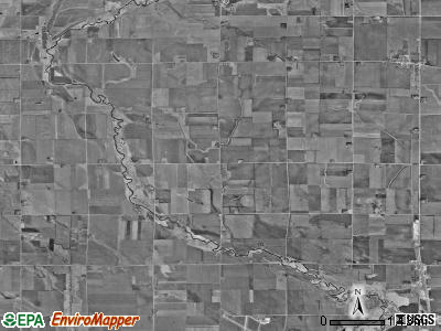 Summit township, Iowa satellite photo by USGS