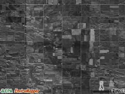 Rock Grove township, Iowa satellite photo by USGS