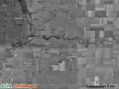 Plum Creek township, Iowa satellite photo by USGS