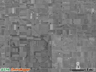 Lotts Creek township, Iowa satellite photo by USGS