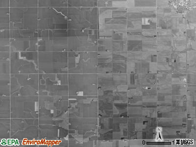 Dale township, Iowa satellite photo by USGS