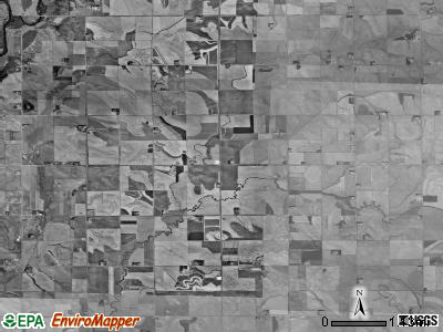 Eagle township, Iowa satellite photo by USGS