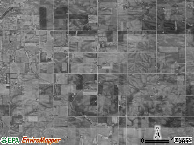Bath township, Iowa satellite photo by USGS