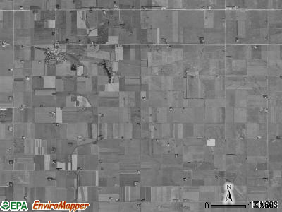 Whittemore township, Iowa satellite photo by USGS