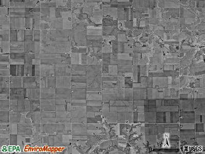 Douglas township, Iowa satellite photo by USGS