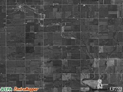 Magor township, Iowa satellite photo by USGS