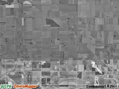 Sherman township, Iowa satellite photo by USGS
