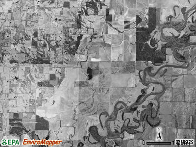 Black River township, Arkansas satellite photo by USGS