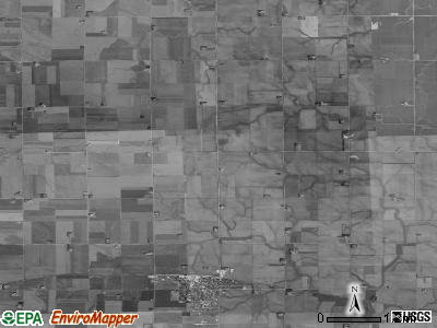 Marcus township, Iowa satellite photo by USGS