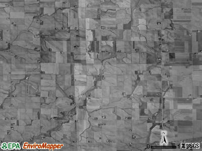Meadow township, Iowa satellite photo by USGS