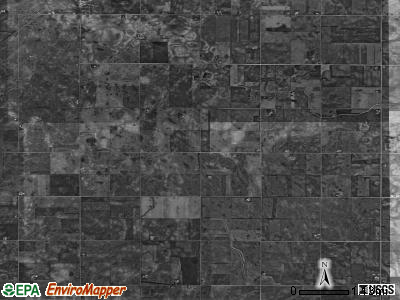 Wisner township, Iowa satellite photo by USGS
