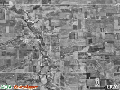 Humboldt township, Iowa satellite photo by USGS