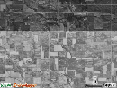 Bennezette township, Iowa satellite photo by USGS