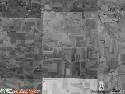 Marion township, Iowa satellite photo by USGS