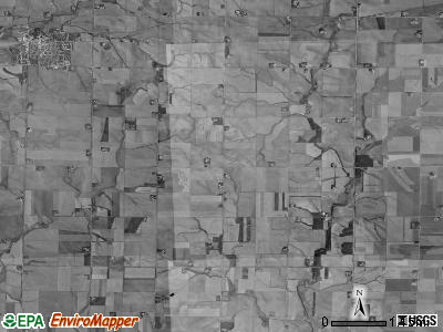 Remsen township, Iowa satellite photo by USGS