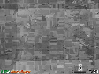 Elk township, Iowa satellite photo by USGS