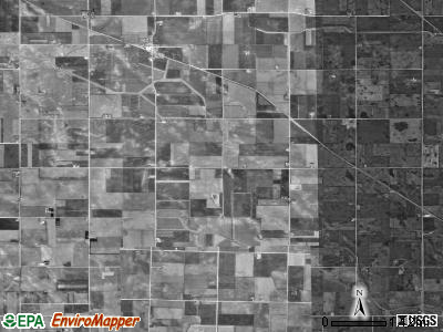 Lake township, Iowa satellite photo by USGS