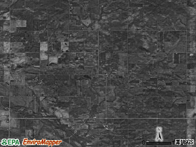 Iowa township, Iowa satellite photo by USGS