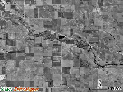 Avery township, Iowa satellite photo by USGS