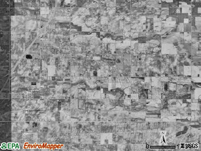 Marion township, Iowa satellite photo by USGS