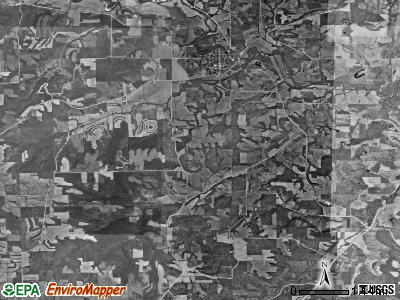 Sperry township, Iowa satellite photo by USGS