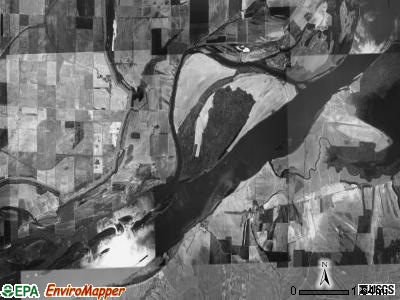 Swayne township, Arkansas satellite photo by USGS