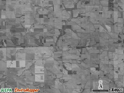 Tilden township, Iowa satellite photo by USGS