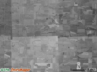 Pitcher township, Iowa satellite photo by USGS