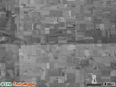 Nokomis township, Iowa satellite photo by USGS