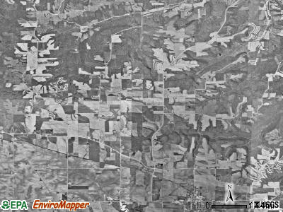Lodomillo township, Iowa satellite photo by USGS
