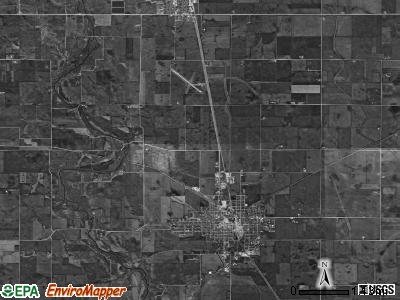 Eagle Grove township, Iowa satellite photo by USGS