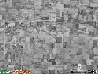 Geneva township, Iowa satellite photo by USGS