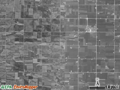 Maxfield township, Iowa satellite photo by USGS