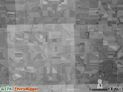 Diamond township, Iowa satellite photo by USGS