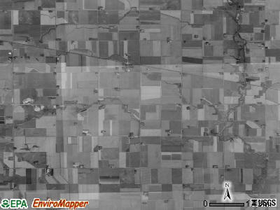 Providence township, Iowa satellite photo by USGS