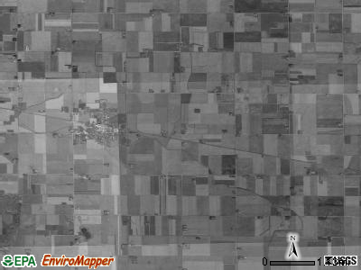Newell township, Iowa satellite photo by USGS