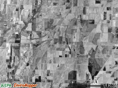 Little Texas township, Arkansas satellite photo by USGS