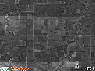 Woolstock township, Iowa satellite photo by USGS